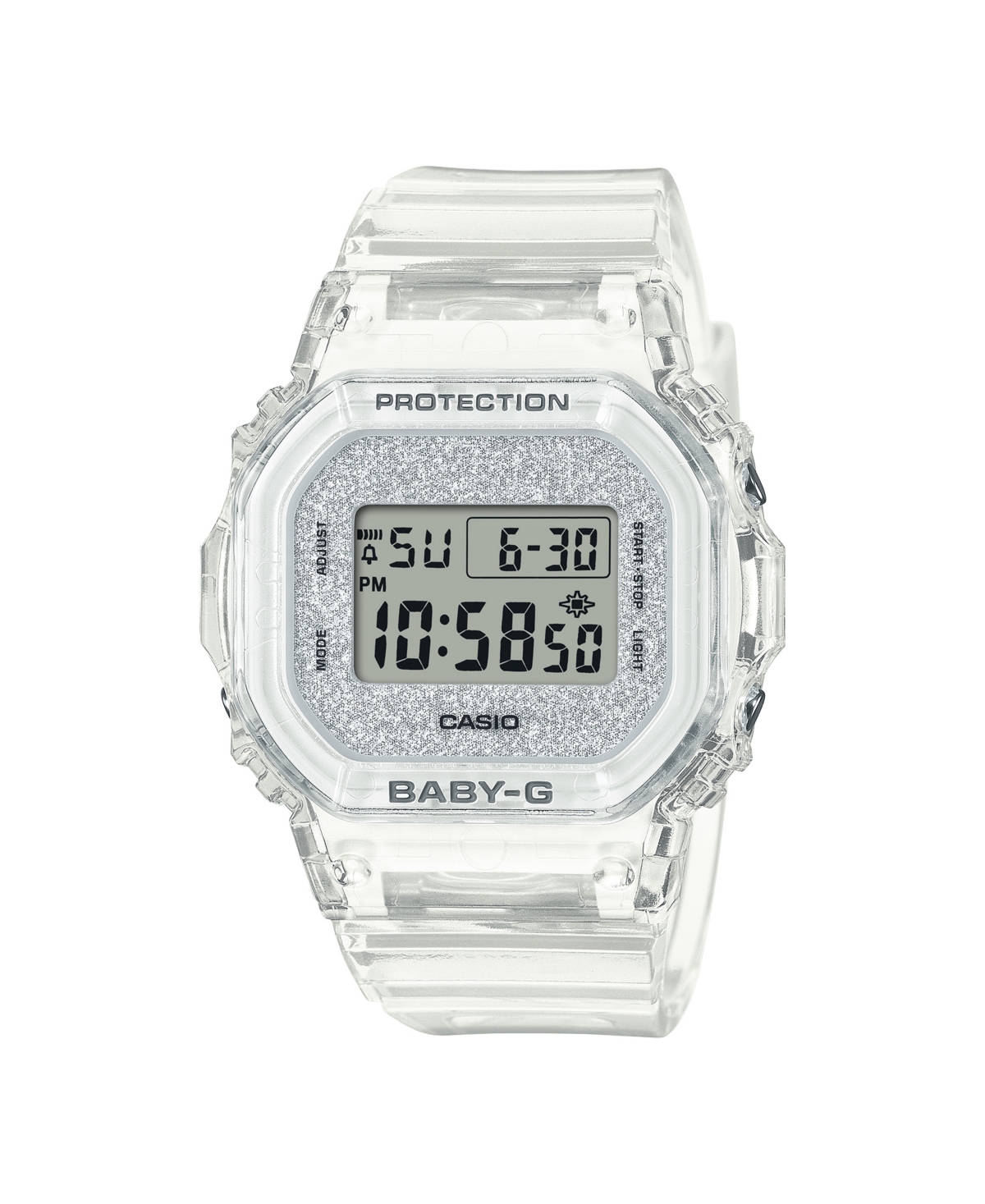 Women's Clear Resin Watch, 37.9mm - White