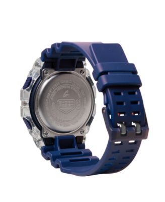Men's Blue Resin Watch, 46mm