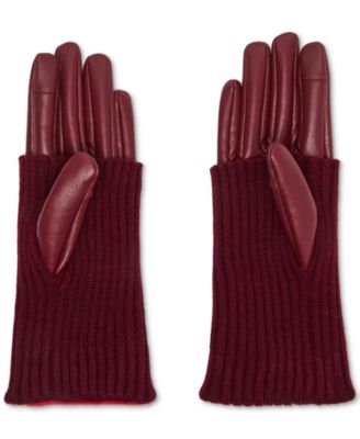 Women's Mixed-Media Gloves