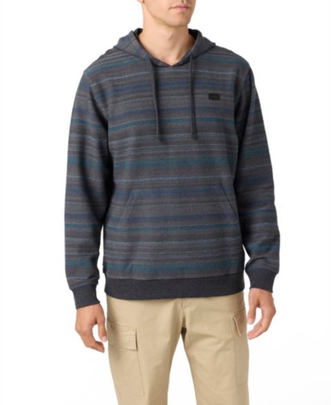 Мужской свитшот O'Neill Bavaro Stripe Pullover, цвет: Чёрный