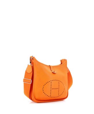 Pre-Owned Hermes PM Evelyne Bag Gen III Clemence