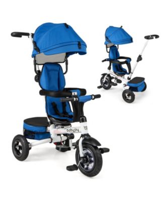 Toddler 5-in-1 Folding Trike 1-5 Years Old with Safety Harness Storage