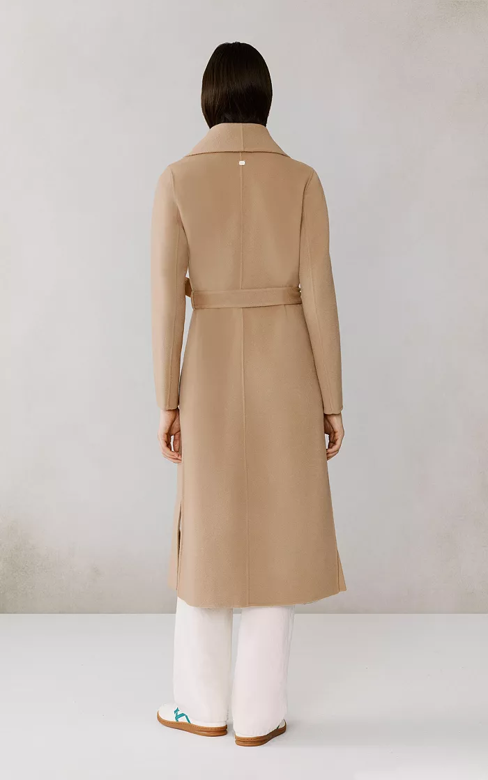 Women's Britta-U Double Face Wool Wrap Coat - thumbnail 6