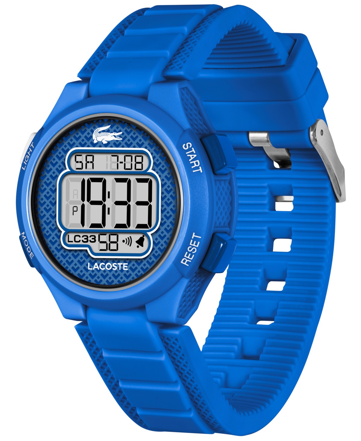 Детские Lacoste Kid's LC33 Blue Silicone Strap Watch, 32.6mm — фото 6