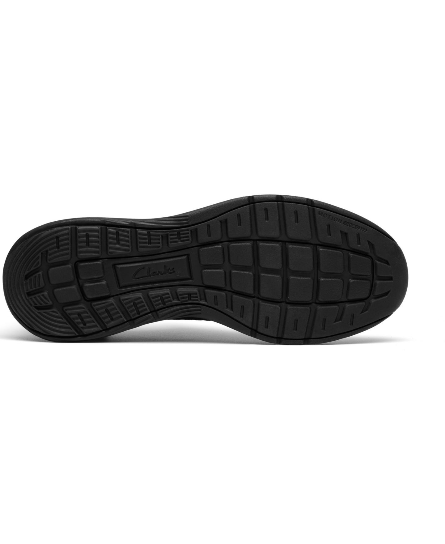 Мужские кроссовки Clarks Motion Trek IN Casual Slip On, цвет: Чёрный вязаный — фото 7