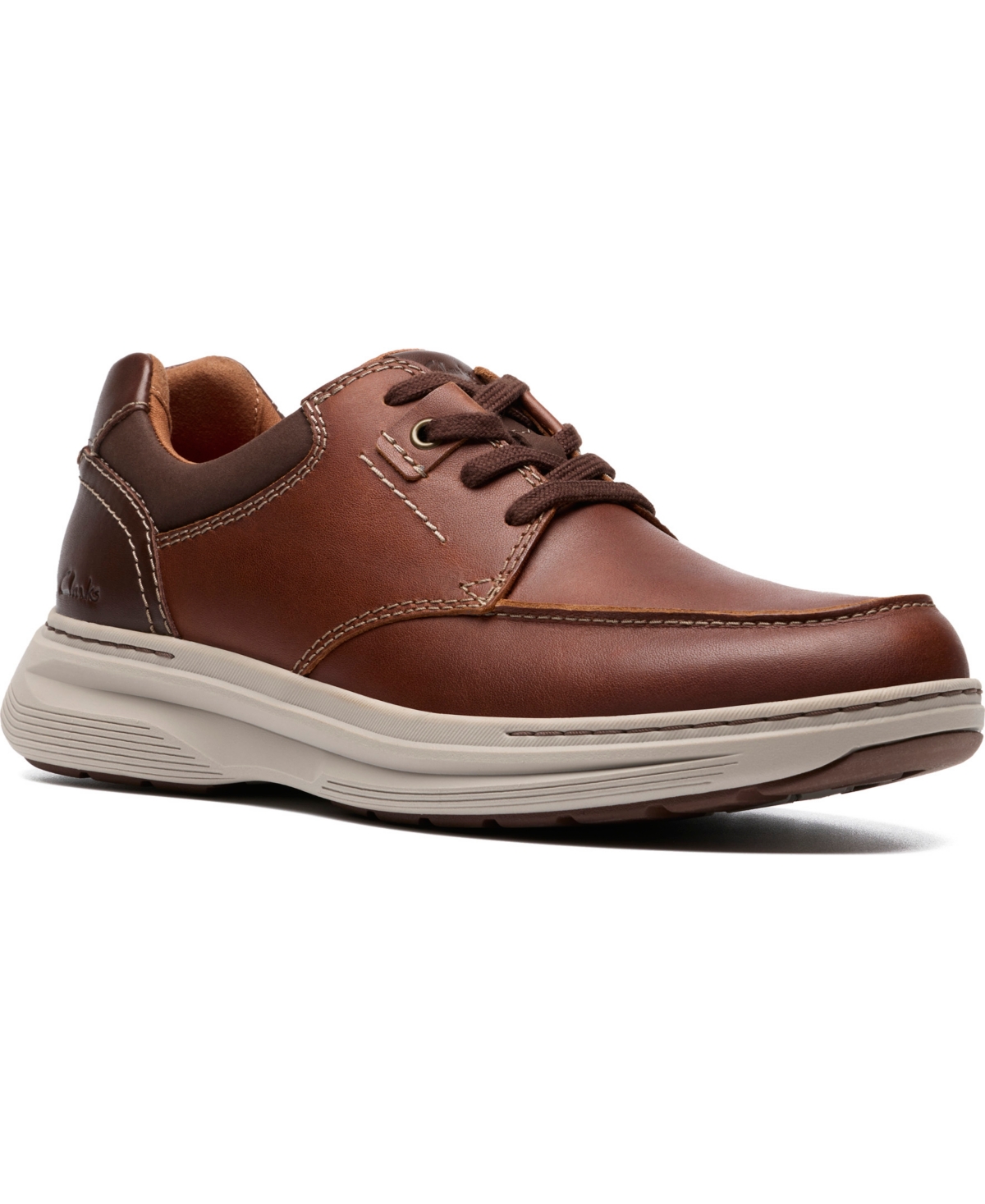 Men's Craftwell Moc Dress Casual Lace Up Sneakers - Dark tan leather