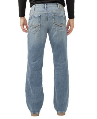 Men's Zac Relaxed Fit Straight Leg Knit Flex Jeans