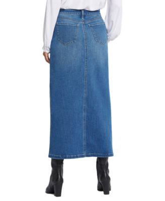 Petite High Rise Long Skirt