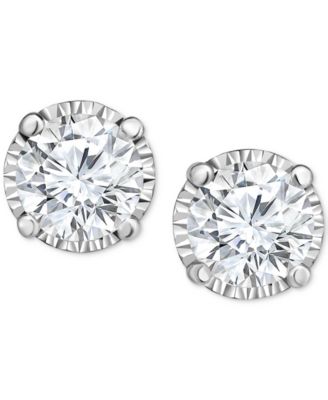 Lab Grown Diamond Stud Earrings (2 ct. t.w.) in 14k White Gold or 14k Yellow Gold