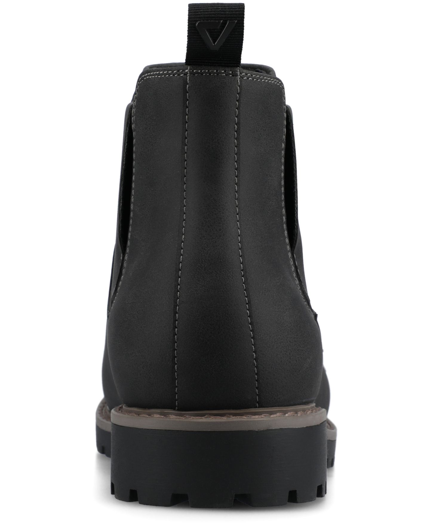 Мужские ботинки Vance Co. Osmond Comfort Round Toe Chelsea, цвет: Чёрный — фото 3