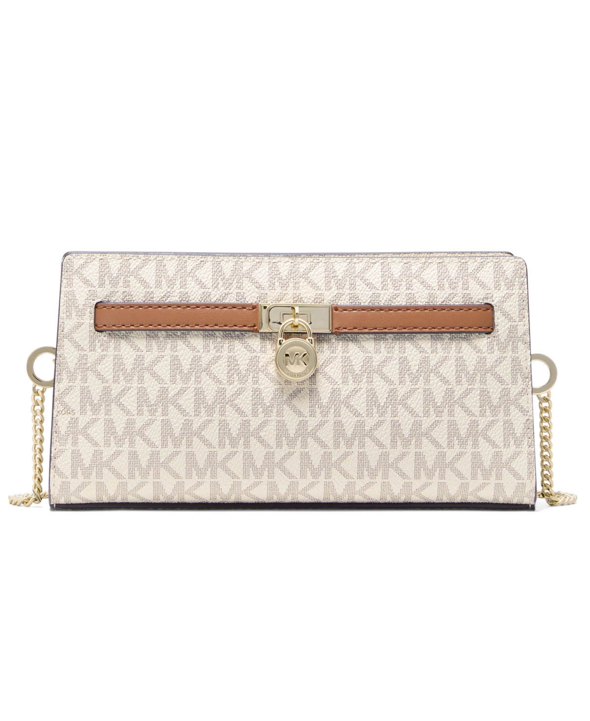 Michael Kors Hamilton Small Logo Convertible Crossbody In Neutral