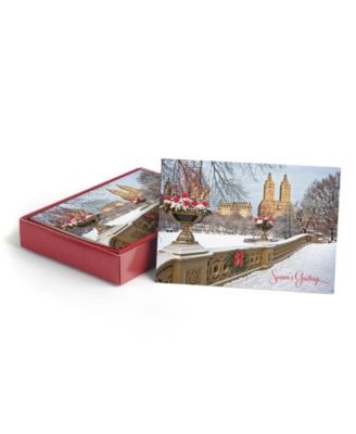 Bow Bridge Holiday Boxed Cards