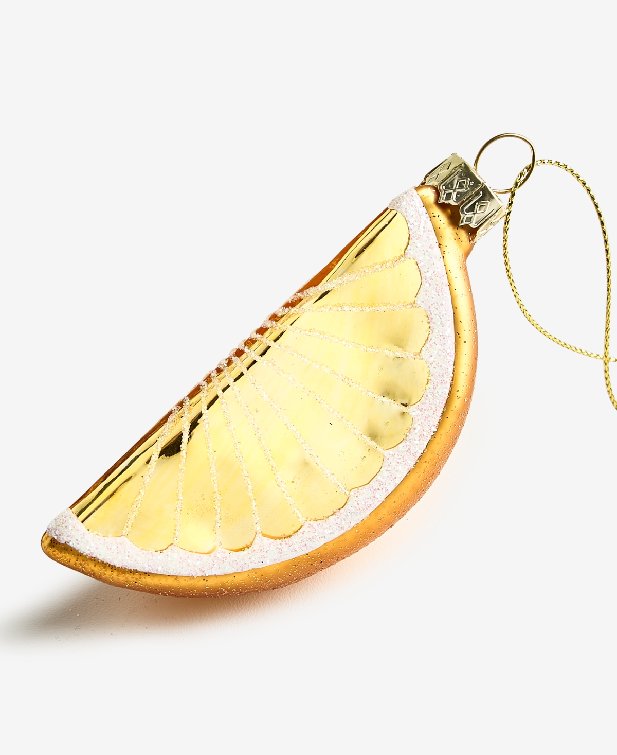 Holiday Lane Spirits Lemon Wedge Ornament, Macy's Exclusive In Transparent