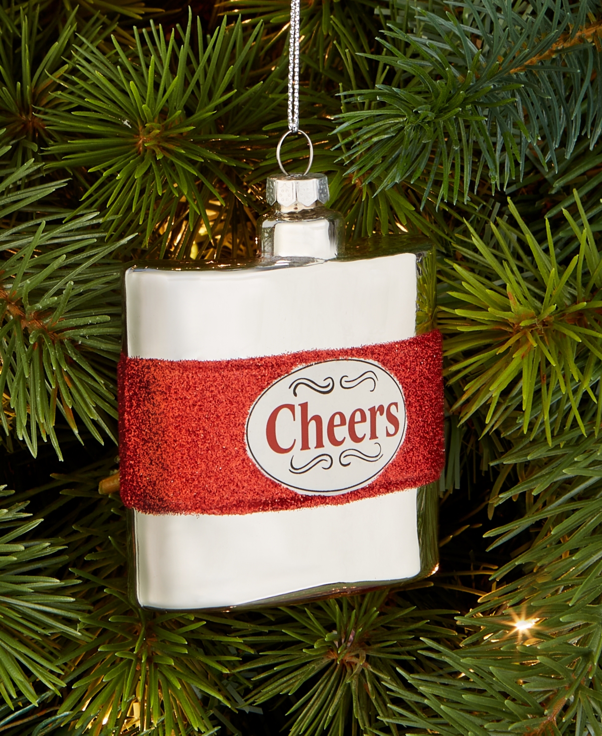 Holiday Lane Spirits Cheers Flask Ornament, Macy's Exclusive In Multi