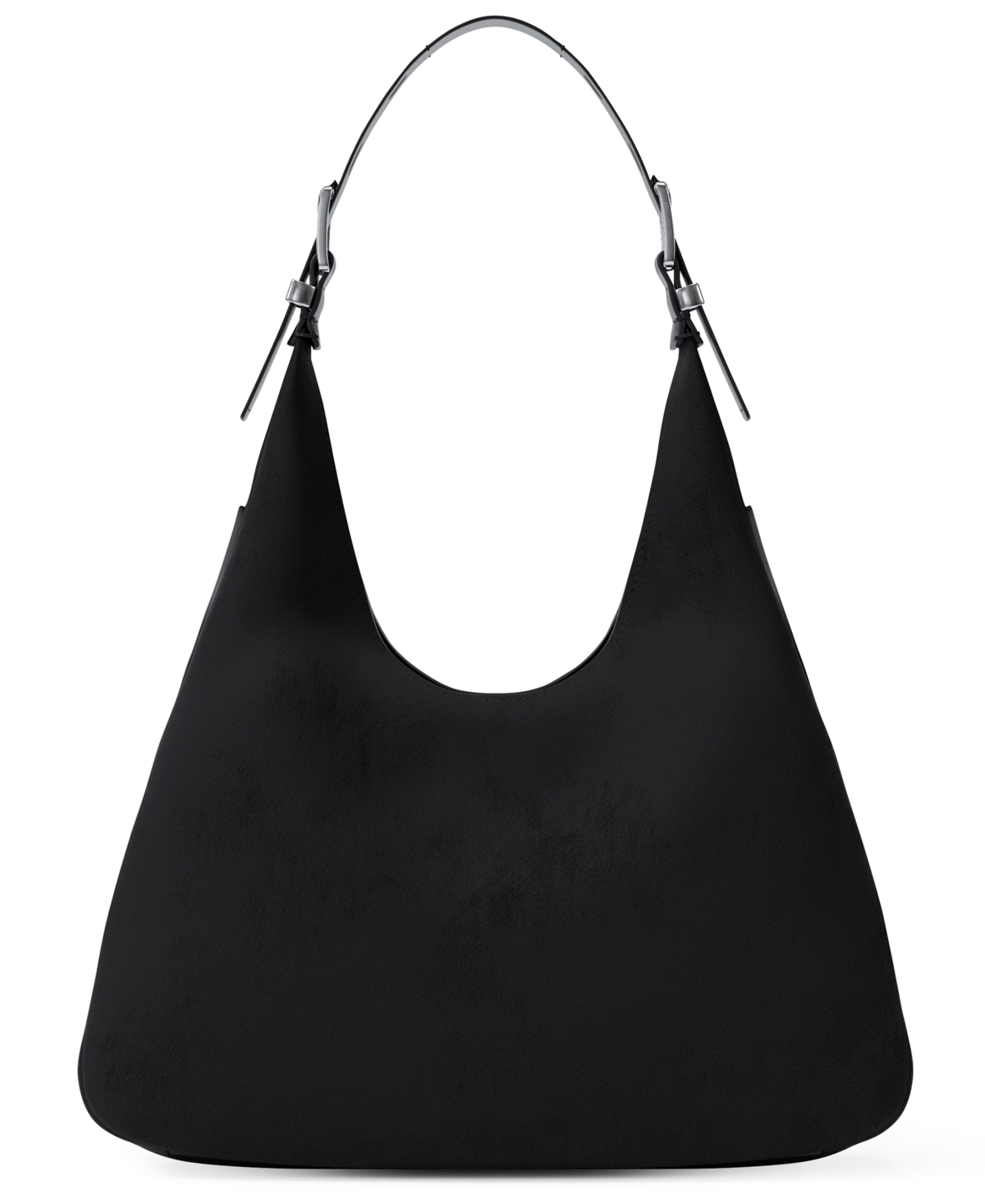 Michael Kors Michael  Nolita Large Leather Hobo Shoulder Bag In Black