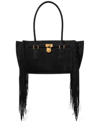 Michael Kors Hamilton Moderne Medium Leather East West Shoulder Tote