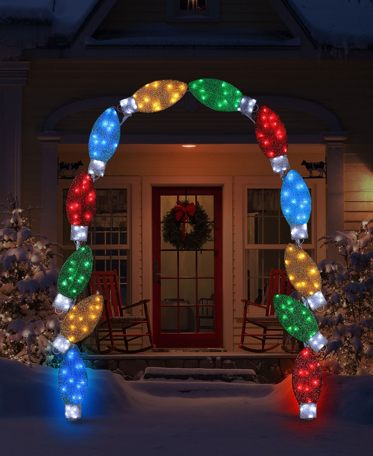 Mr. Christmas C9 Bulb Illuminated Tinsel Arch