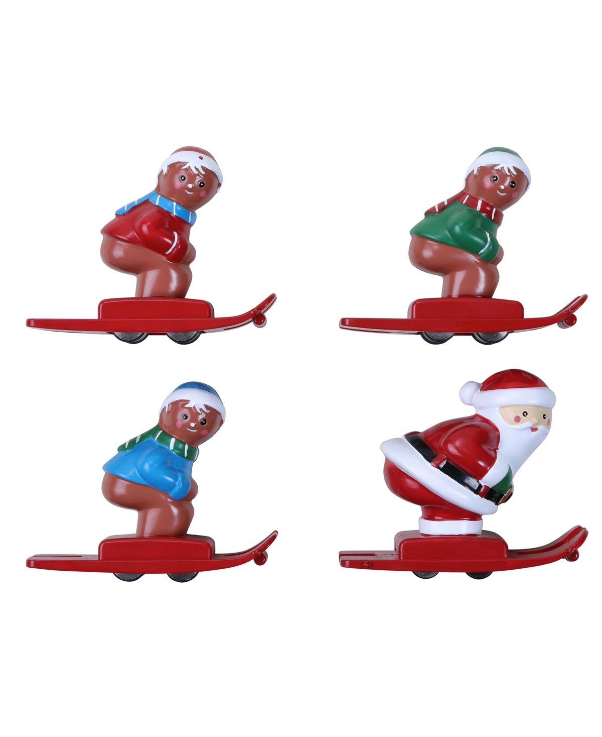 Mr. Christmas Animated Gingerbread Ski Slope In Brown