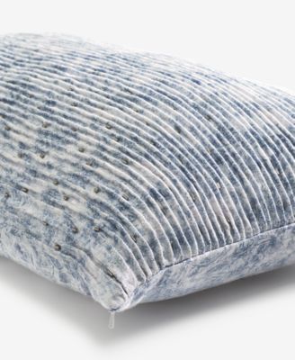 Crystalline Micropleated Decorative Pillow, 14" x 22"