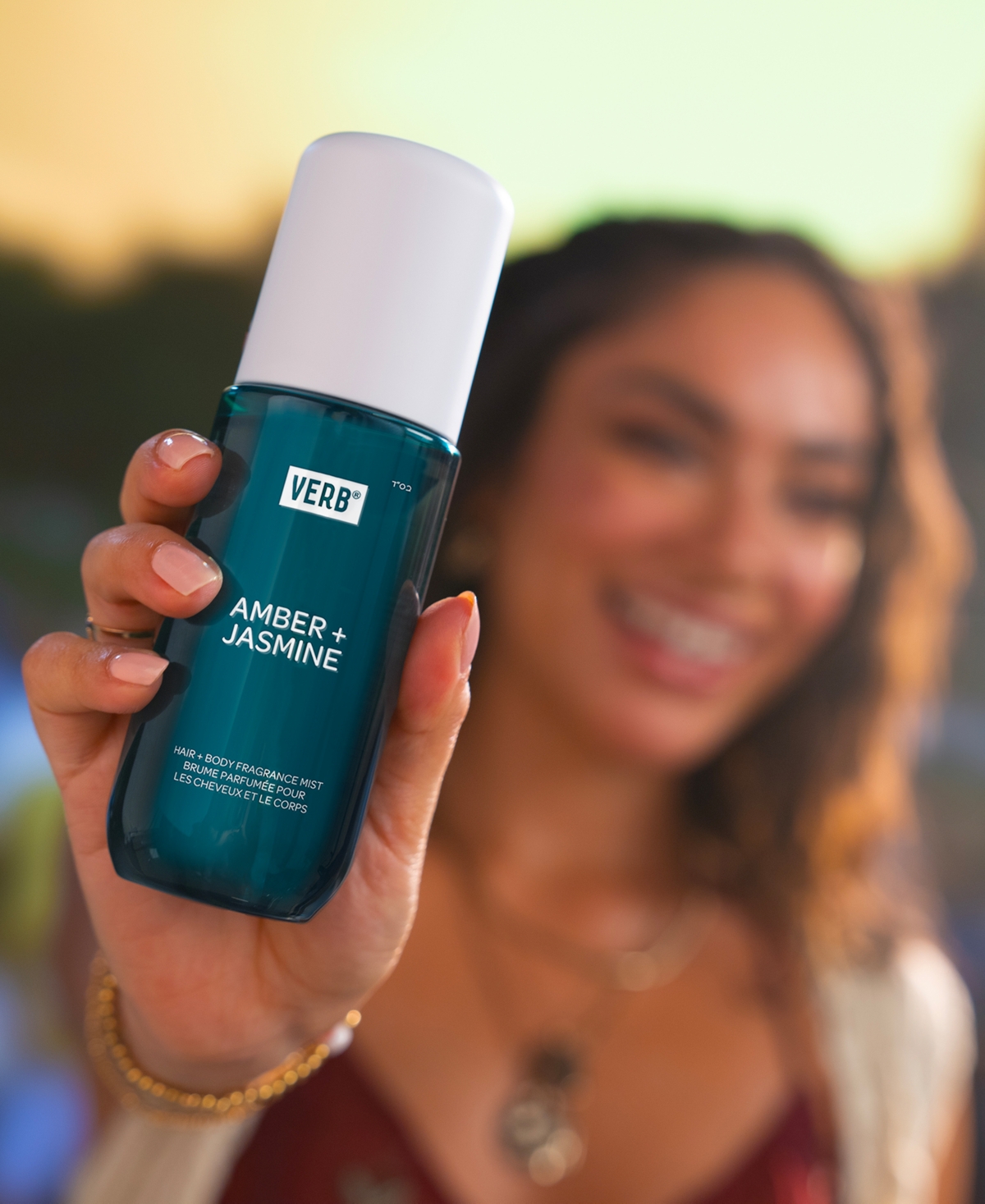 Verb Amber + Jasmine Hair & Body Fragrance Mist, 5 Oz. In Transparent