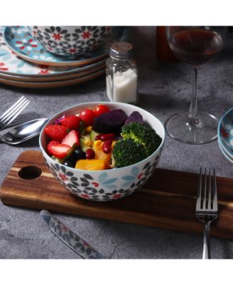 Floral 12-Pc. Dinnerware Set, Service for 4