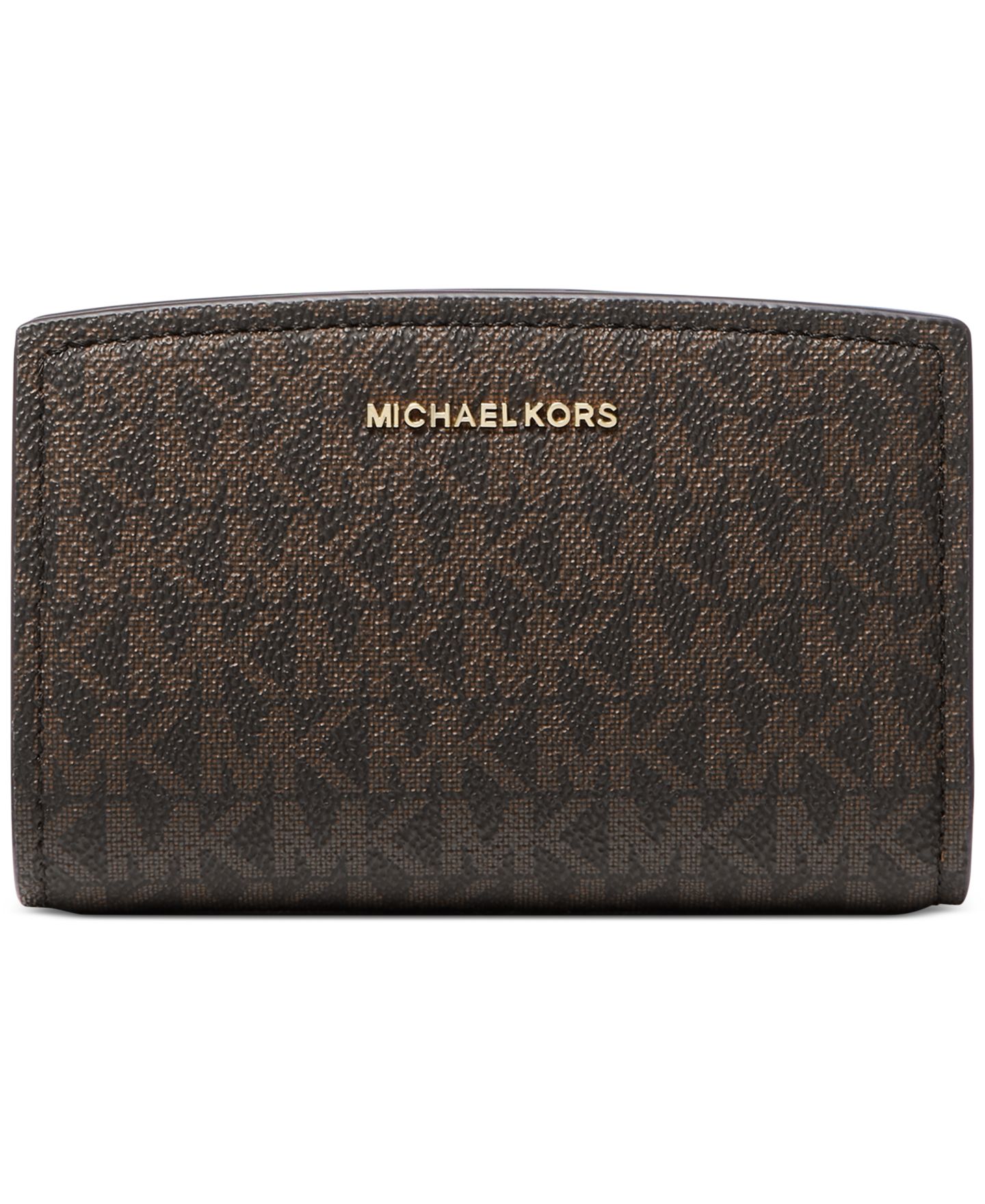 Женский кошелёк Michael Kors Bryant Medium на молнии по периметру, цвет: Коричневый — фото 1