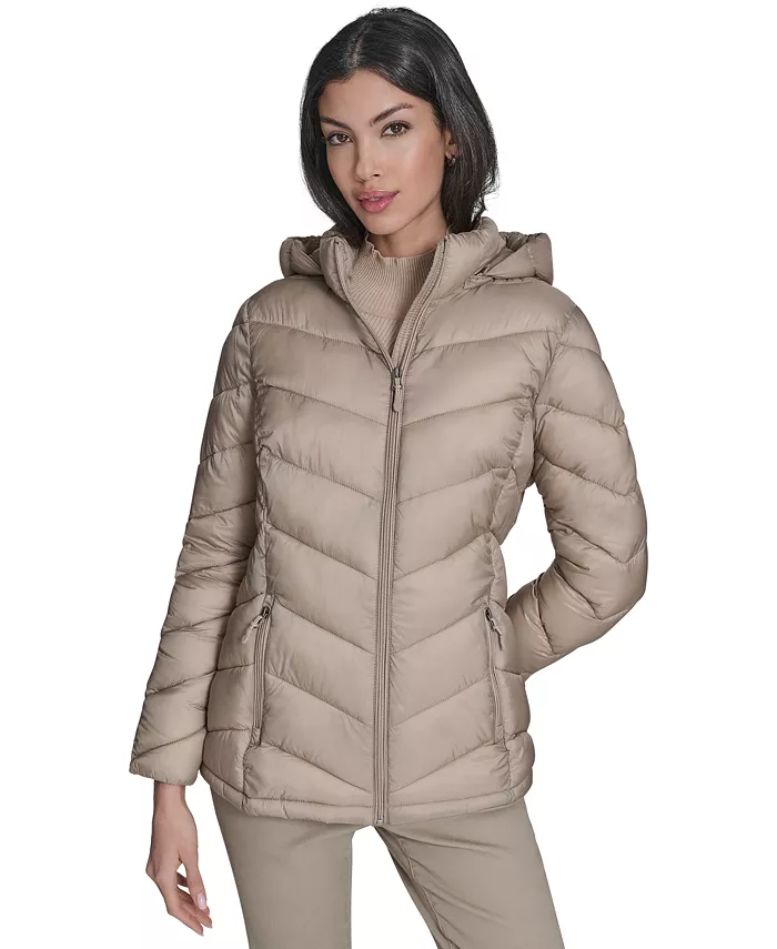Women's Packable Hooded Puffer Coat
