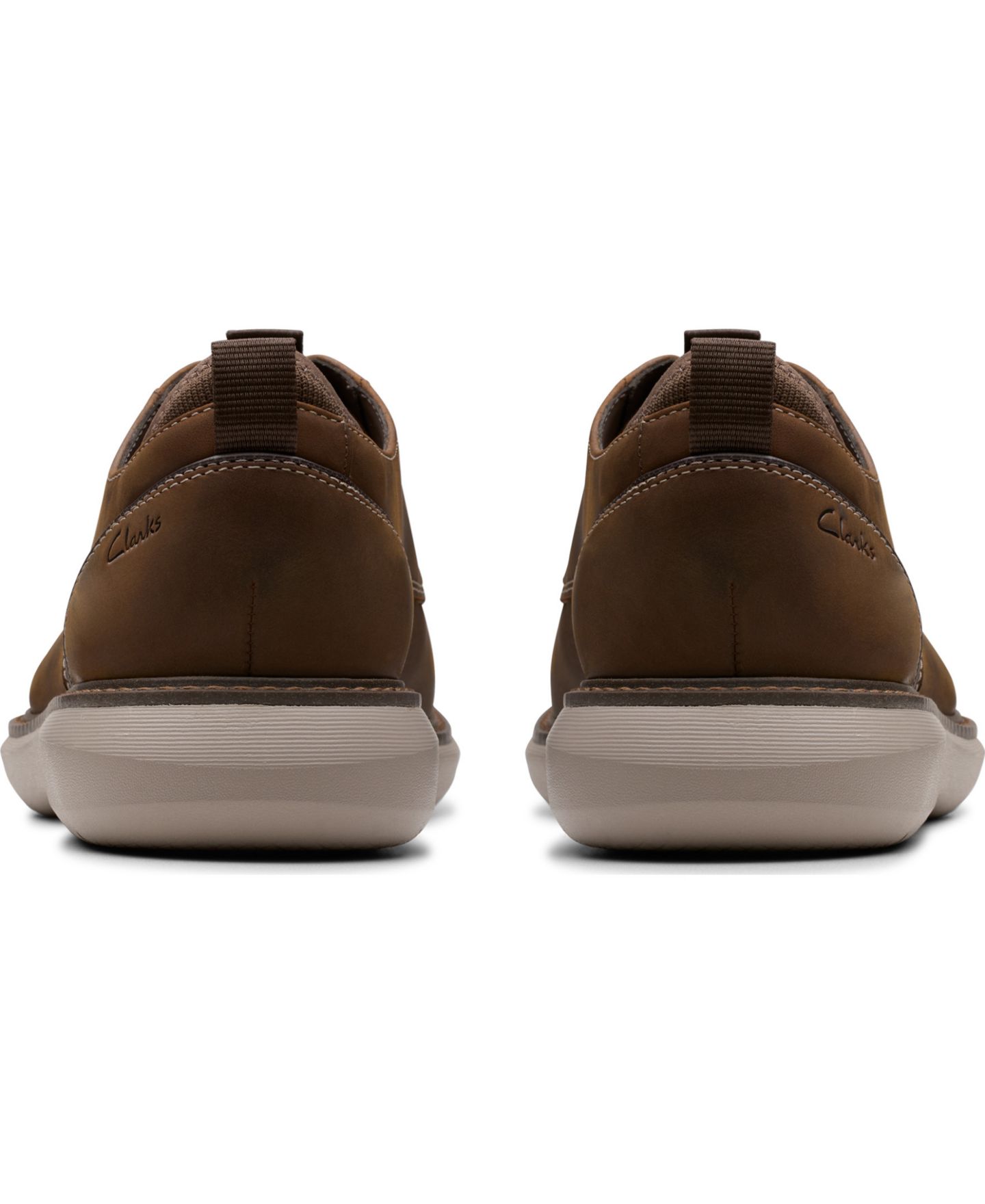 Мужское платье Clarks Collection Brantin Plain Toe Dress Casual Shoes, цвет: Кожаный — фото 2