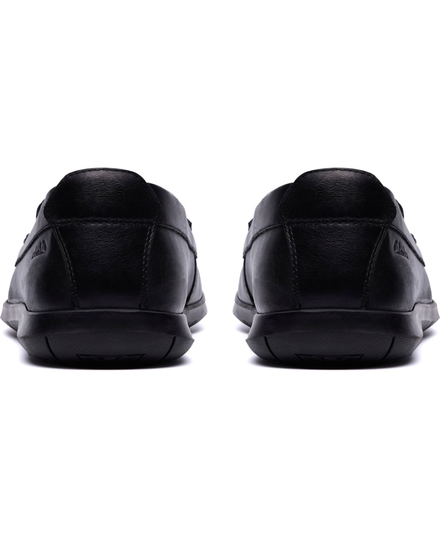 Мужские туфли Clarks Collection Flexway Step Slip On, цвет: Чёрный гладкий кожаный — фото 3