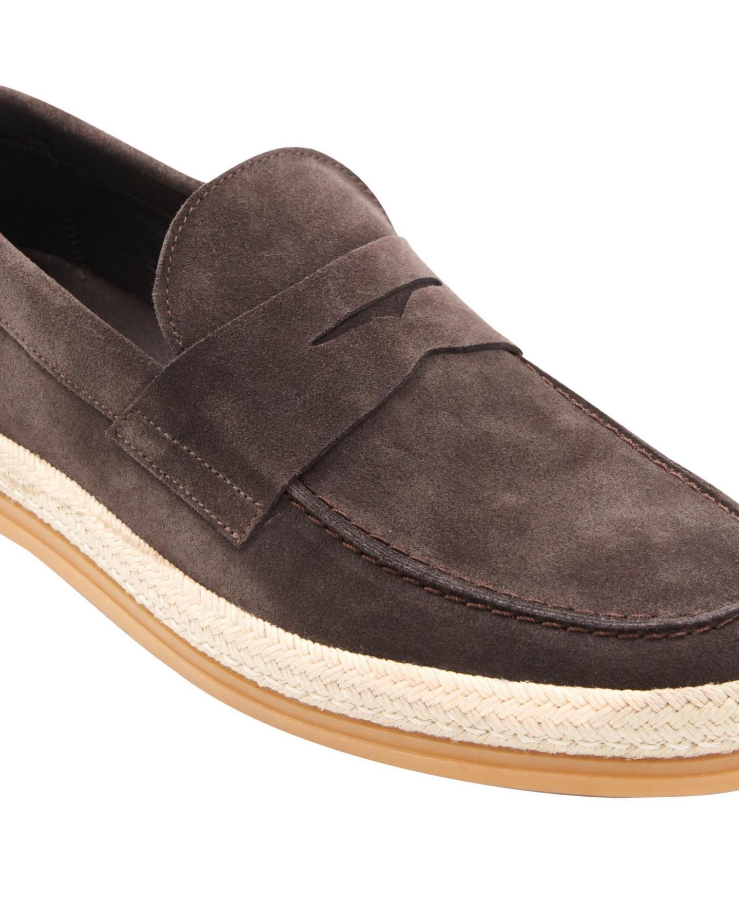 Мужские туфли M Line By Bruno Magli Alfama Espadrille, цвет: Коричневый замшевый — фото 4