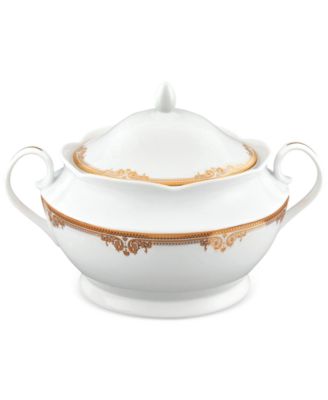 Lorren Home Trends - Catherine Porcelain Tureen with Lid