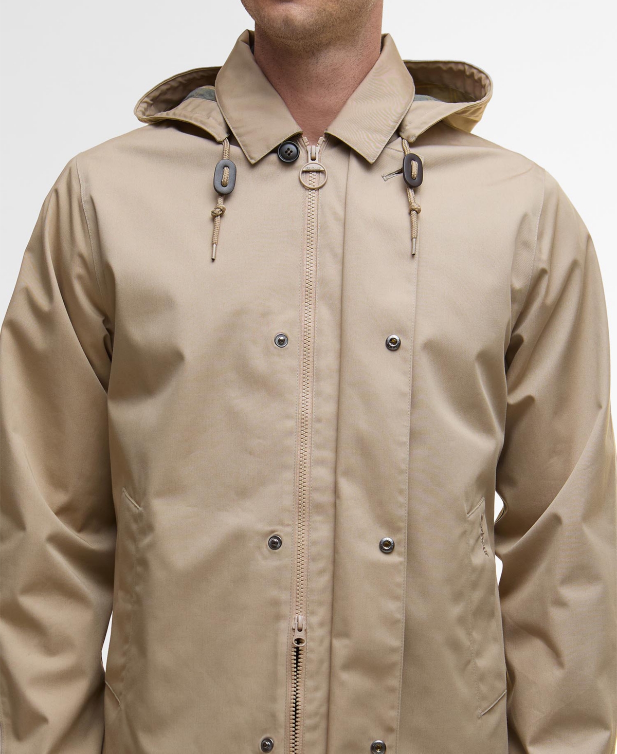 Barbour Men's Lorig Mac Waterproof Jacket In Gray