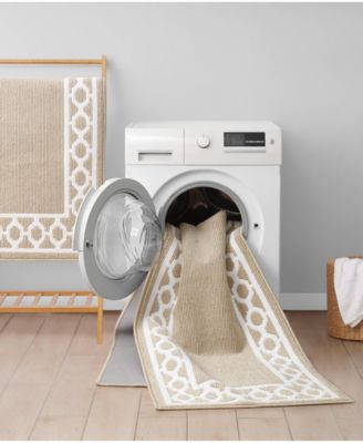 Christine Trellis Border Tufted Runner Rug, 30" x 144"