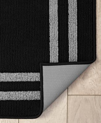 Double Line Border Tufted 2-Pc. Runner Rug Set