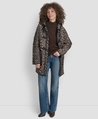 Women's Hooded Toggle Quilted Coat