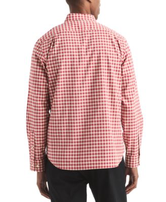 Men's Long Sleeve Check Button-Down Shirt