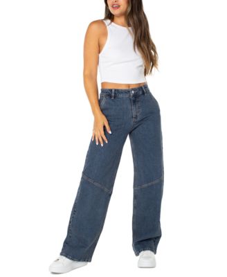 Celebrity Pink - Juniors' Slouchy Skater Wide-Leg Jeans