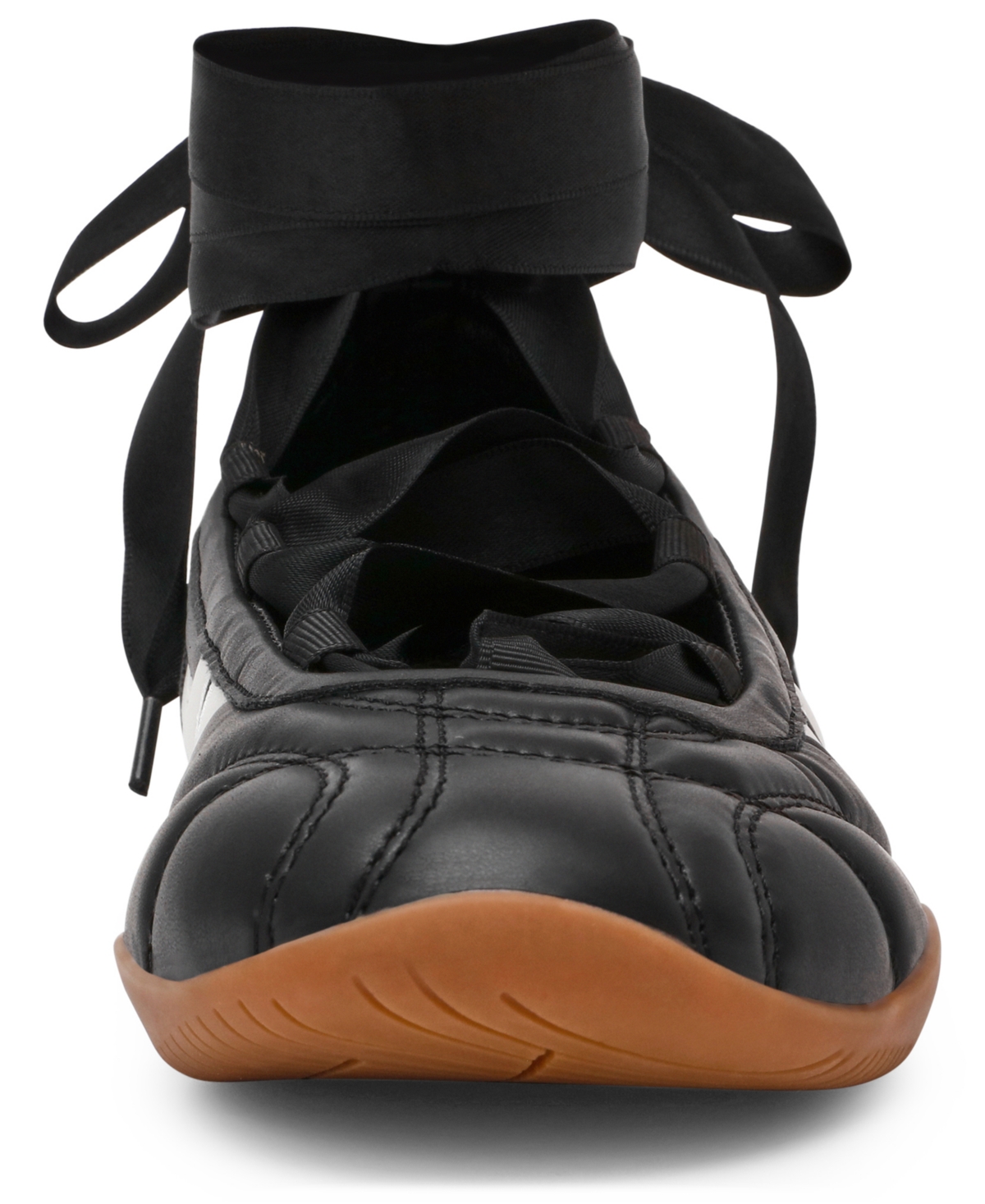 Steve Madden Women's Promise Lace-up Ballet Sneakers In Black