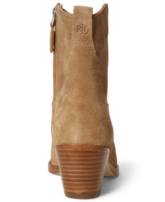 Women's Harpher Burnished Leather Booties