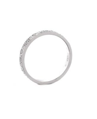 Love Wedding Band Pave Diamonds Ring