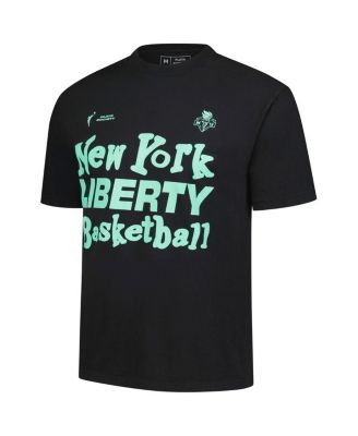 Men's and Women's Black New York Liberty Wordmark T-Shirt