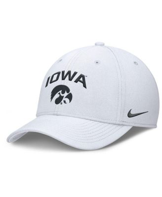 Nike - Men's White Iowa Hawkeyes 2025 On-Field Rise Performance Flex Hat