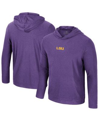 Colosseum - Men's Purple LSU Tigers Long Sleeve T-Shirt Hoodie