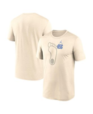 Jordan - Men's Natural North Carolina Tar Heels Campus Shadow Legend Performance T-Shirt