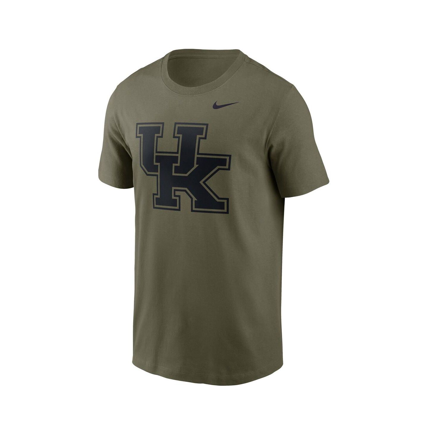 Мужская футболка Nike Olive Kentucky Wildcats Primetime Logo Performance — фото 3