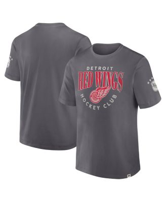 Fanatics - Men's Gray Detroit Red Wings Decades Collection Made To Last T-Shirt
