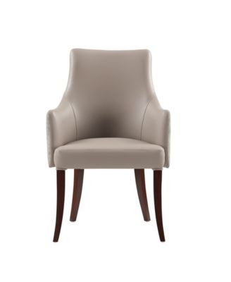 Connie Leatherette Upholstered Dining Armchair