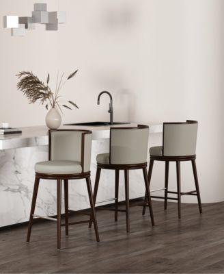 Evalyn 40" Upholstered Barstool