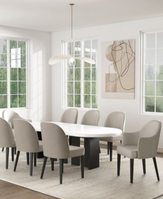 Hillman Leatherette Upholstered Dining Armchair