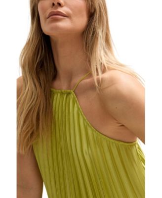 Women's Philomena Halter Neck Pleated Maxi Dress